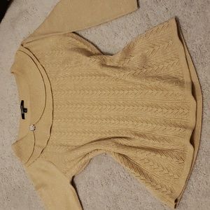 Briggs gold sweater